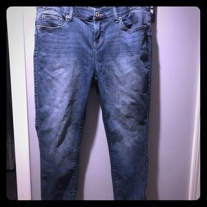 Cropped skinny jeans